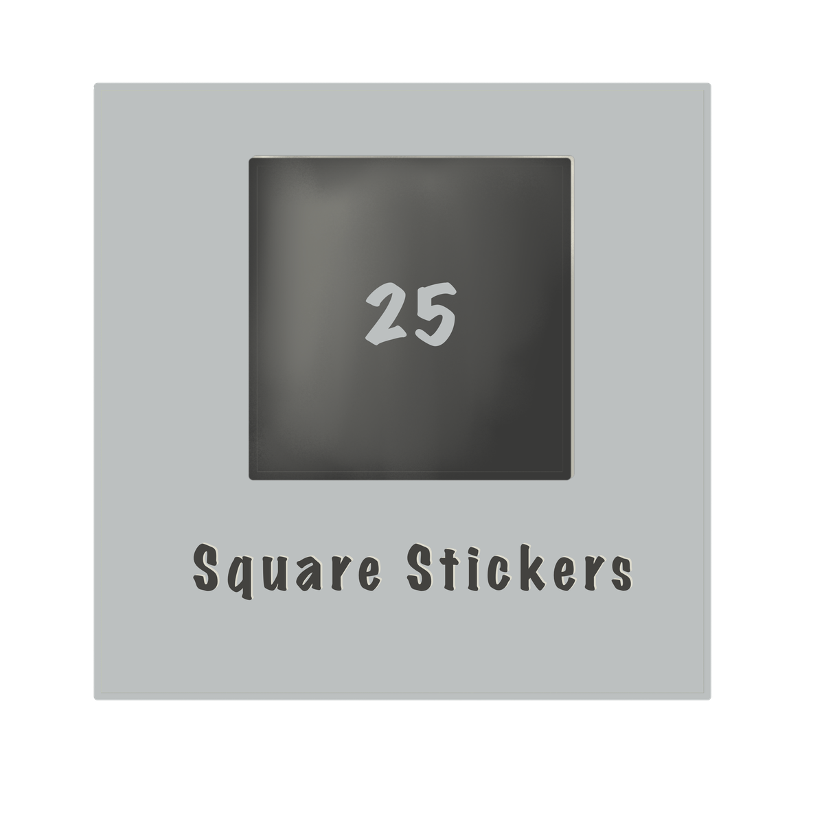 25 Square Stickers