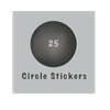 25 circle Stickers 