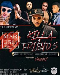T.A.O.M Presents Killa & Friends Concert
