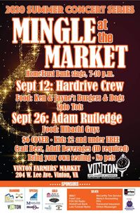 2020 Summer Concert Series Mingle At The Market