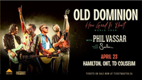 Old Dominion "How Good Is That" World Tour with Phil Vassar & Sasha