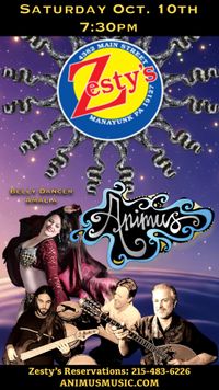 ANIMUS & Belly Dancer Jameela at Zesty’s!