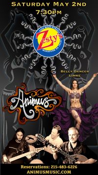 ANIMUS & Belly Dancer Linwe at Zesty’s!