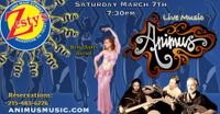 ANIMUS with Belly Dancer Imzadi at Zesty’s! ***POSTPONED***
