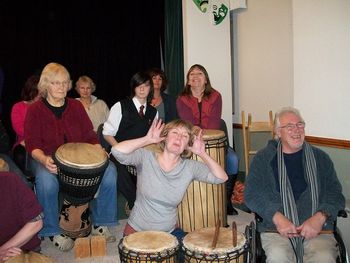 Beginners Group practice for their first performance Nov 11
