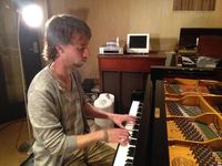 Recording with Sean Foran, Australian Pianist