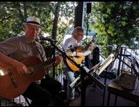 Richard Goering and Moi at Beehive Tavern