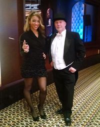 Katja and Brian at Jack Binion's Steak
