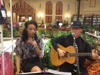 Katja & moi at Cincinnati Sports Club Tasting Party