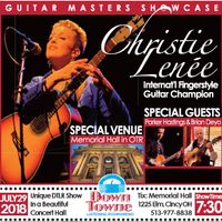 DOWNTOWNE LISTENING ROOM AND MEMORIAL HALL PRESENT GUITAR MASTERS FEATURING CHRISTIE LENEE WITH PARKER HASTINGS AND BRIAN DEYO