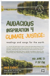 Audacious Inspiration 4 Climate Justice: Readings & Songs 4 the Earth