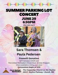 Sara Thomsen & Paula Pedersen Outdoor Concert