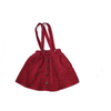 red corduroy strap dress