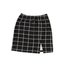 black and white skirt