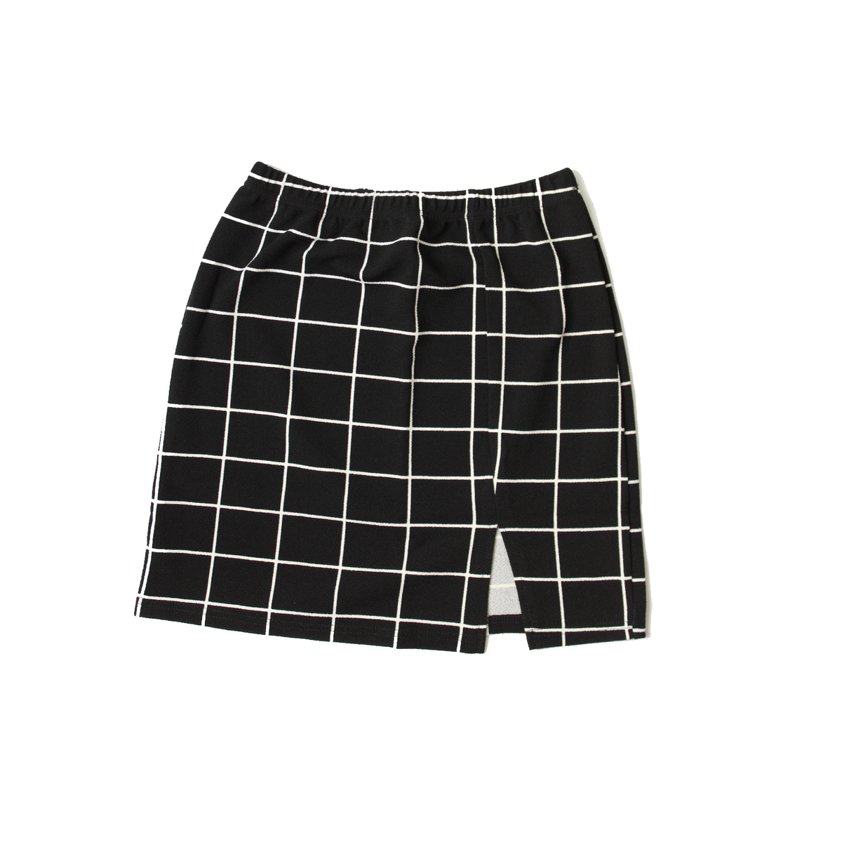 black and white skirt