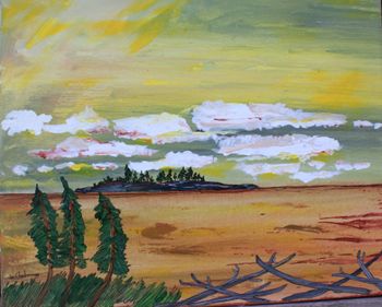 (New...Bathtub Island/Lake Superior"....$275.00 ready to hand!
