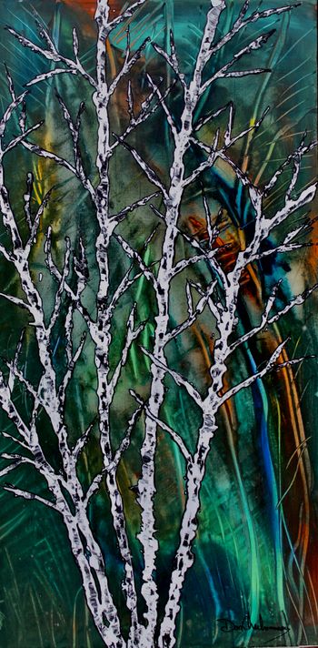 Sold...Winter Birch series "Friends"
