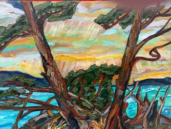 new...“Old Woman River/Lake Superior 9x12” on canvas board…$125.
