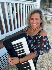 Sandy Zio at Harvest Seasonal Grill!