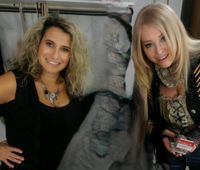 Sandy Zio and Lisa Bouchelle at Working Dog Winery in Robbinsville, NJ