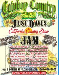 Just Dave's California Country Show Nashville Pre-Party Jam