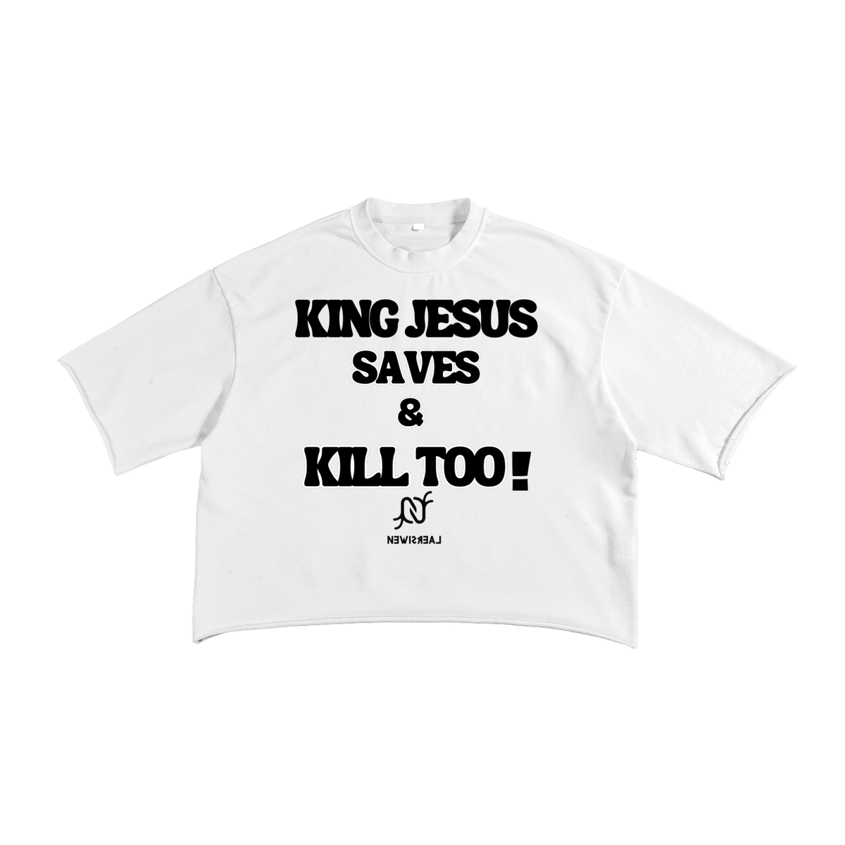 King Jesus French Terry Raw Edge T-Shirt