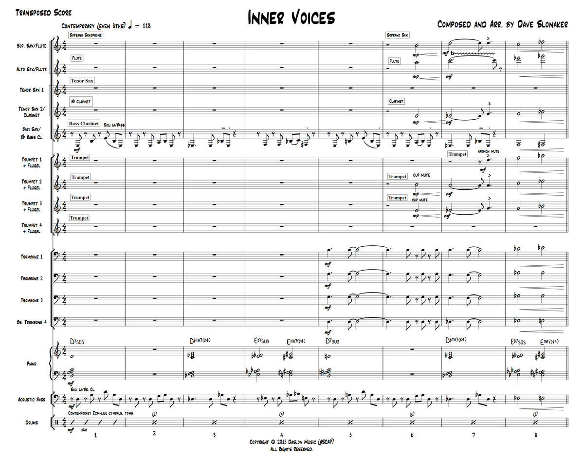 Inner Voices Score and Parts