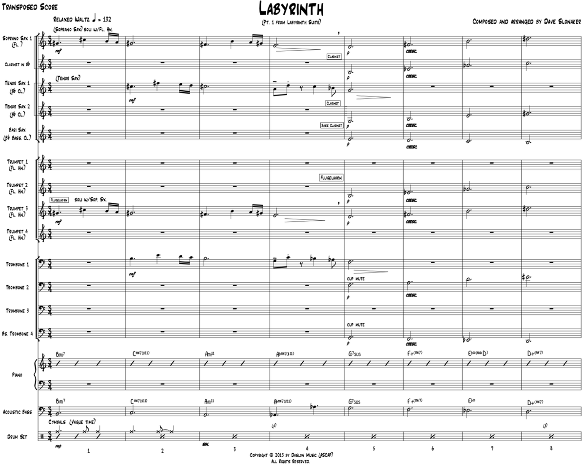 Labyrinth (Labyrinth Suite Pt. 1) Score and Parts