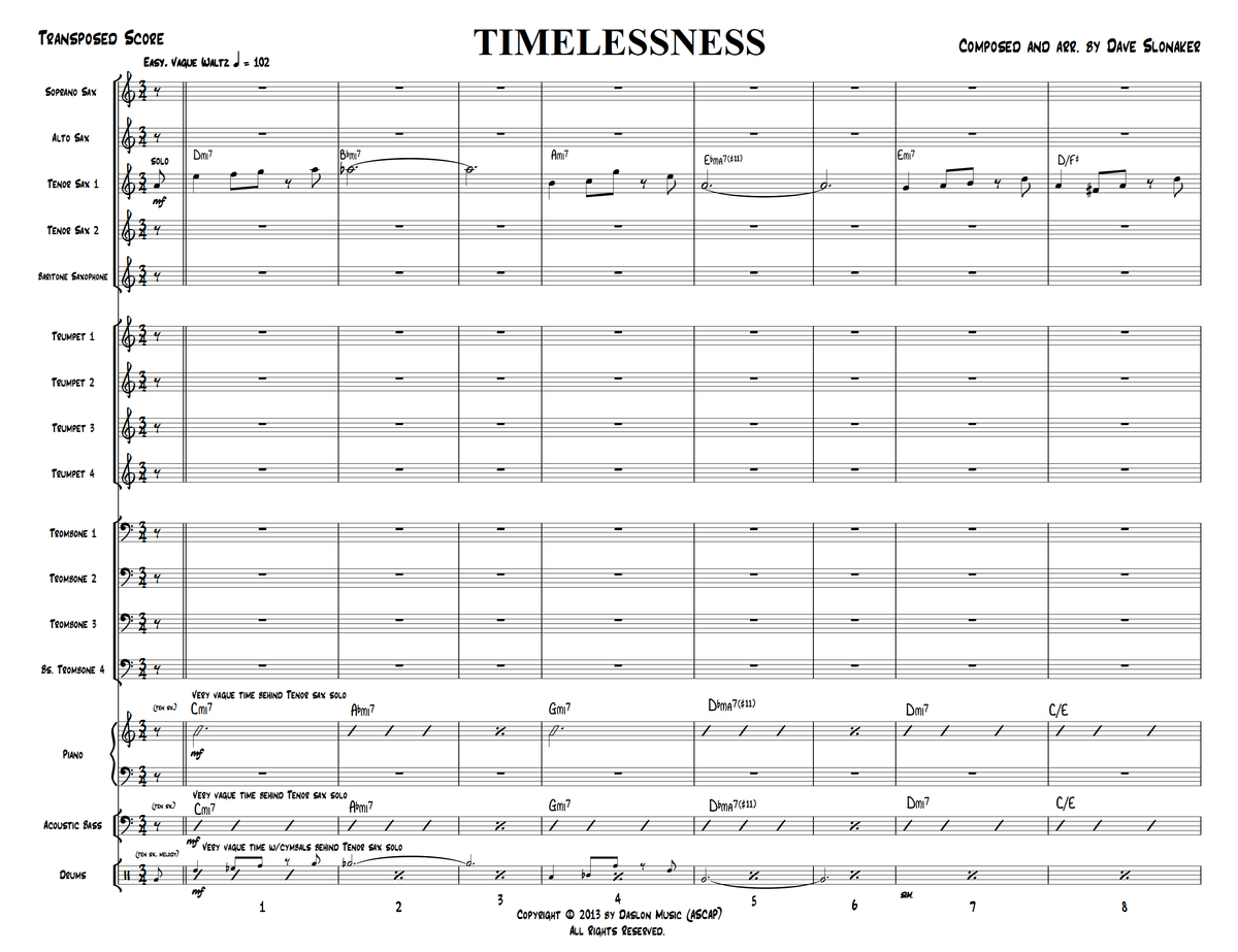 Timelessness Score and Parts