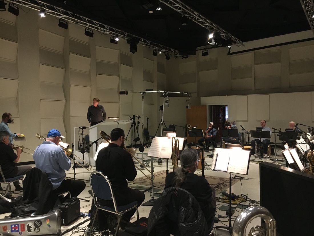 Dave Slonaker Big Band at East West Studio 1 October 20-21, 2021
