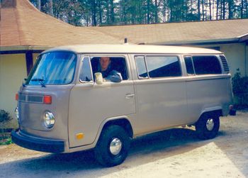 One of five VW minibuses modded by Dusk
