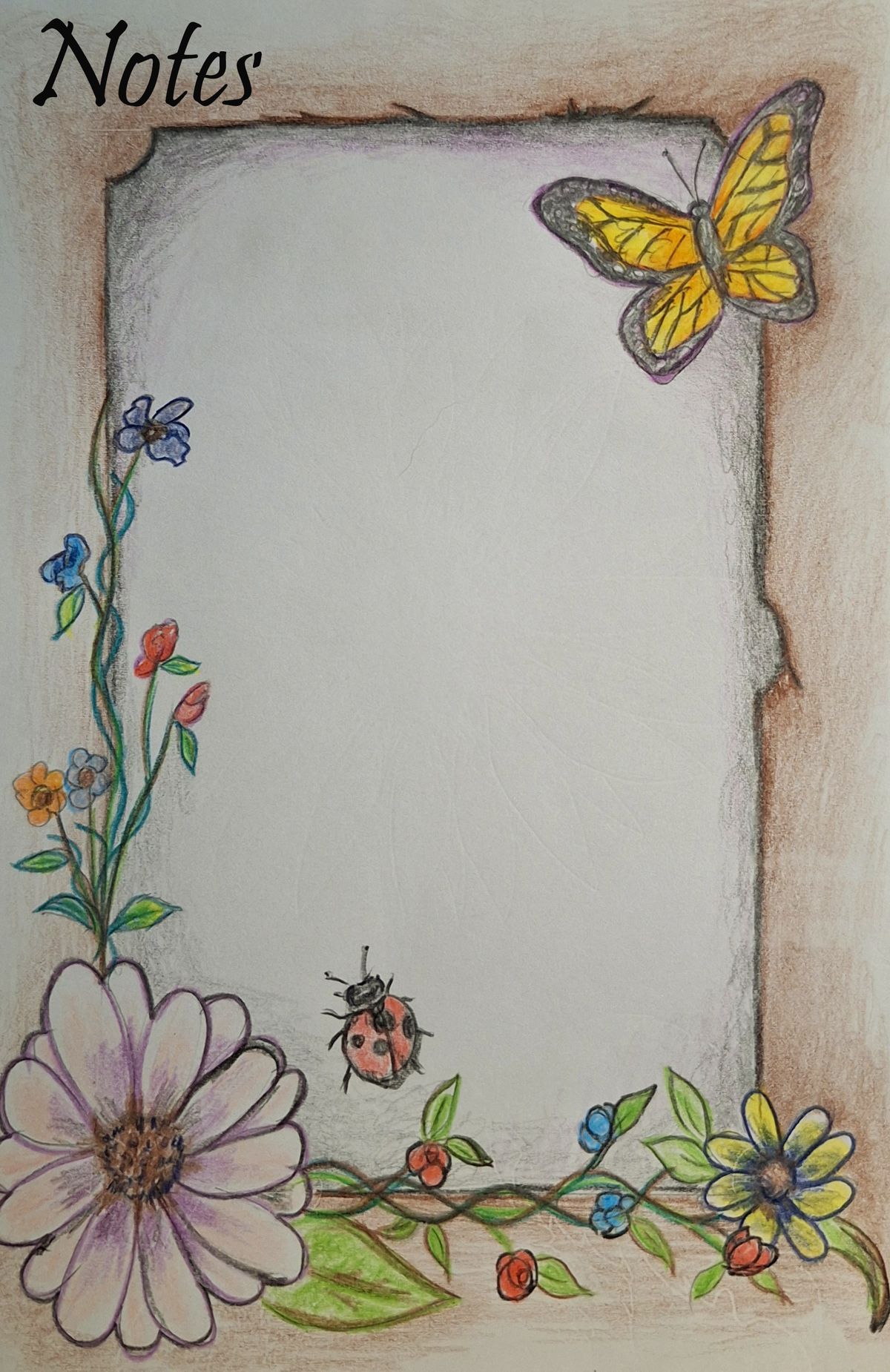 Notepad printable art