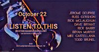 SHK Music Presents: Listen to This at Boston Harbor Distillery