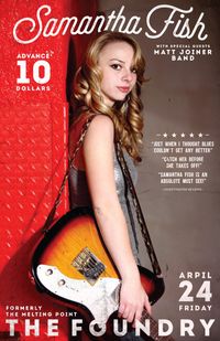 MJB opening for Samantha Fish