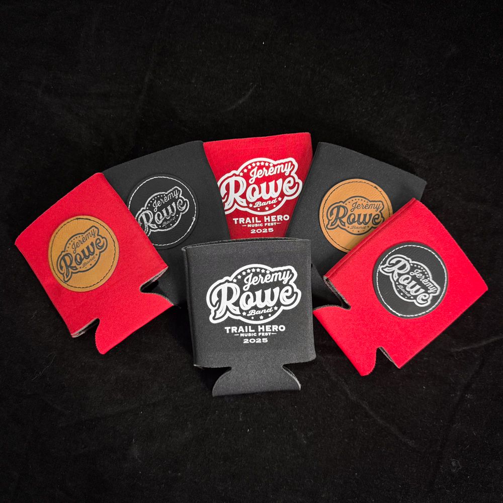 Jeremy Rowe Band Patch Koozie