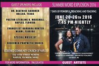 Summer Word Explosion 2016