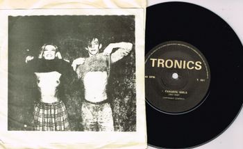 The debut Tronics single 'Suzie'/'Favorite Girls'
