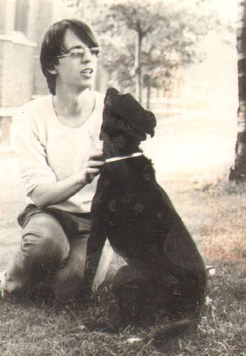 With Elsie, London 1979
