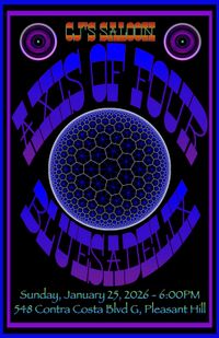 Bluesadelix joins Axis of Four for an evening of original rock 'n' roll