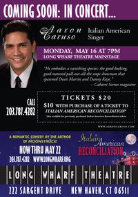 Aaron Caruso in Concert at the Long Wharf Theater in New Haven, CT