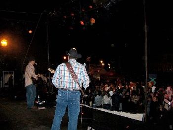 Hoss, Me, and Crowd First Night Monterey
