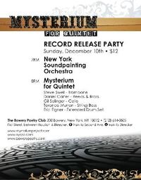 Mysterium Quintet with NYSPO