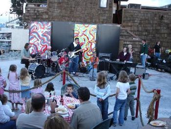 Dylan, Cole, Bailey,and Mark jammin' with the pros- Ed Fletcher drums and Steve Smith piano
