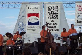 Ray Briz on piano, Tom Gates on pan, Carlos Vasquez (Glen's musical father), Soul man's arm & guiro, and Steve Hainey fillin' in for Tommyn on congas.
