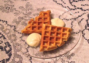 Carrot Cake Waffles
