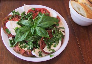 Black Brandywine Caprese Salad
