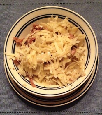 Fresh Pasta with Prosciutto & Duxelles
