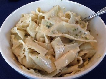 Fresh Pasta with Sage Pesto
