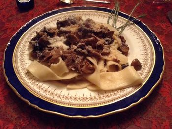 Fresh Pasta with Wild Mushrooms
