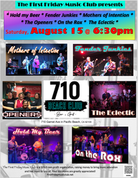 First Friday Music Club- All of the adult student bands will perform!